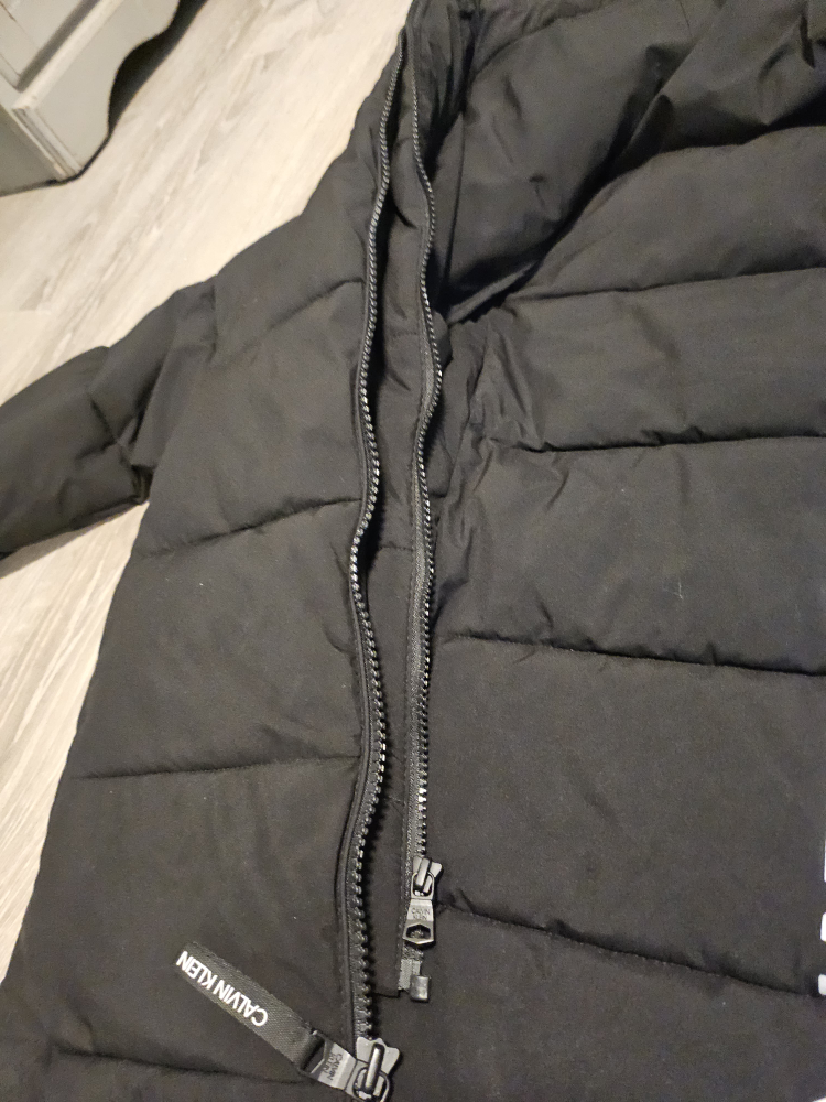 Calvin Klein Black Puffer Double Zip Jacket - photo 3