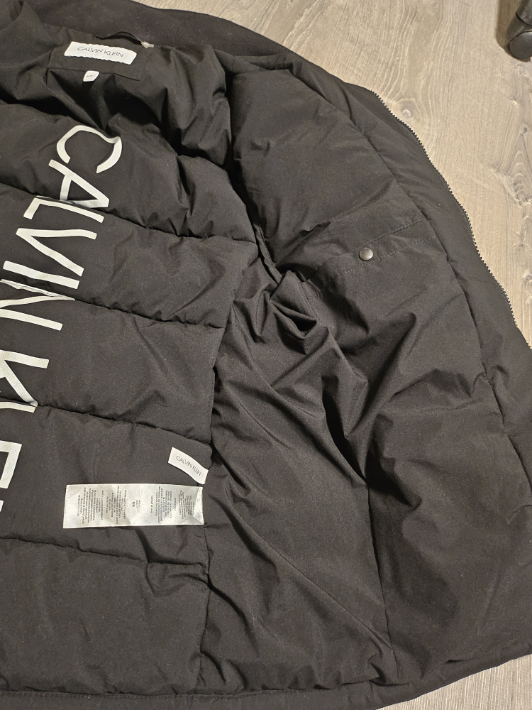 Calvin Klein Black Puffer Double Zip Jacket - photo 5