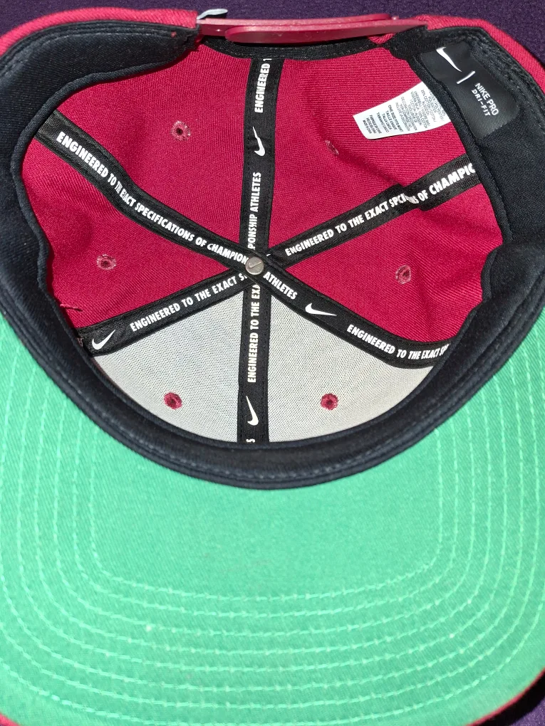 Nike Red Snapback Hat image indicator(2)