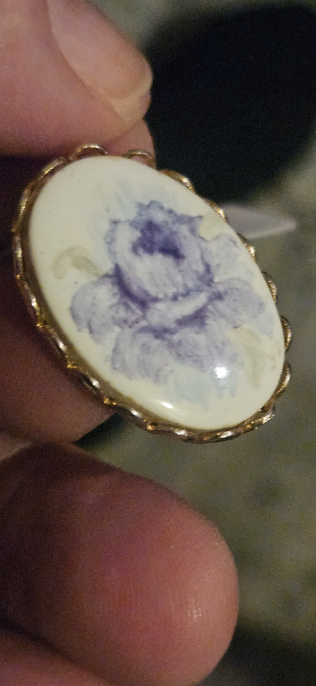 Vintage Floral Brooch