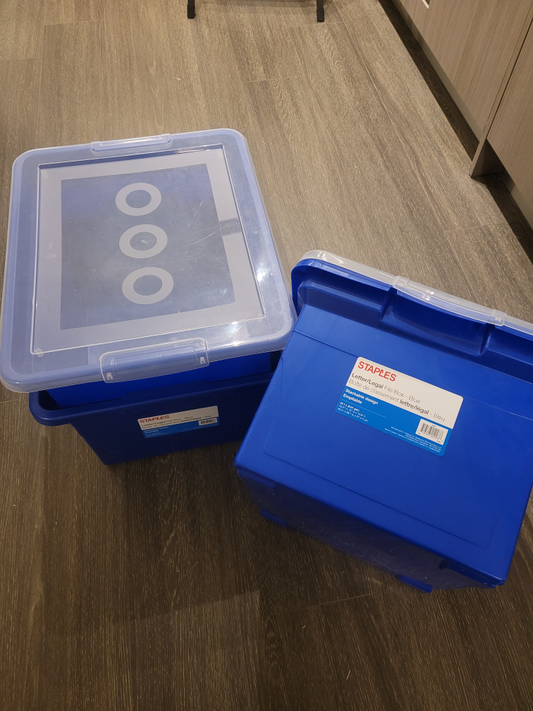 Staples Letter/Legal File Boxes - Blue - photo 2