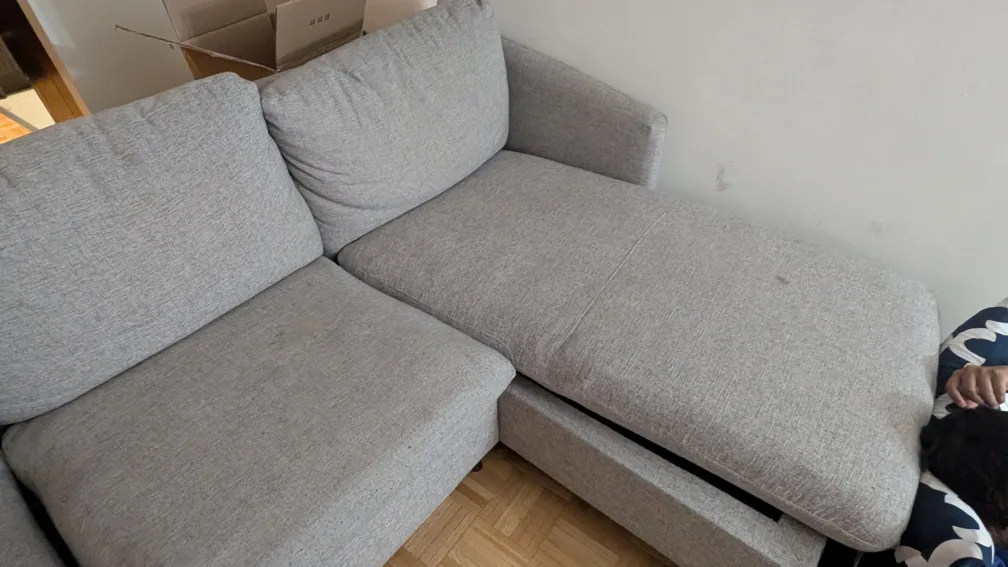 Grey Sectional Sofa#freecycle image indicator(4)