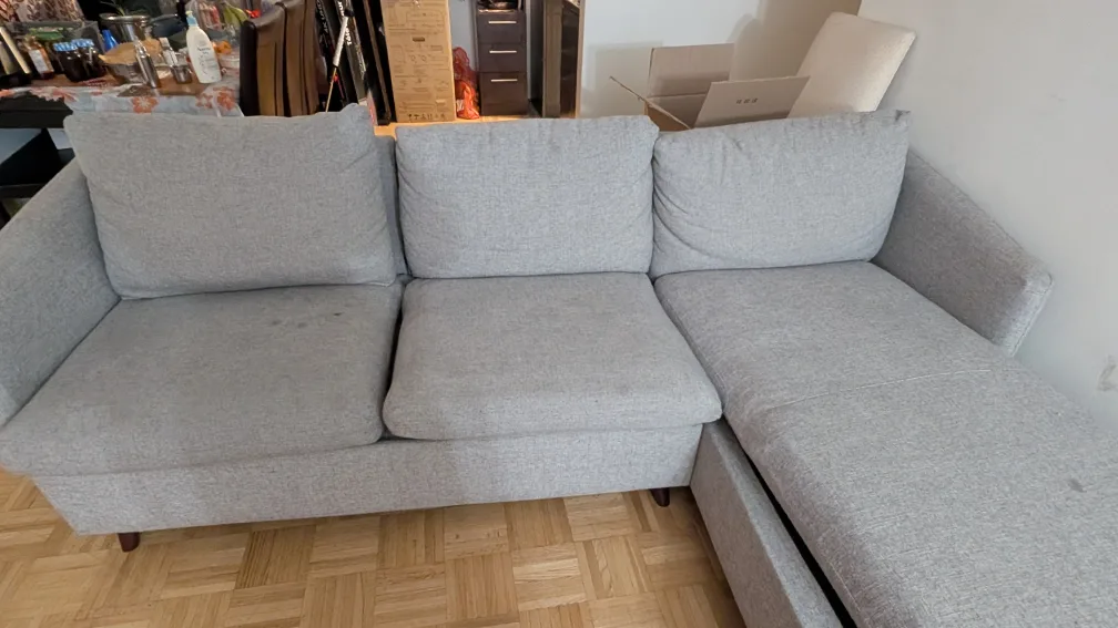 Grey Sectional Sofa#freecycle image indicator(2)