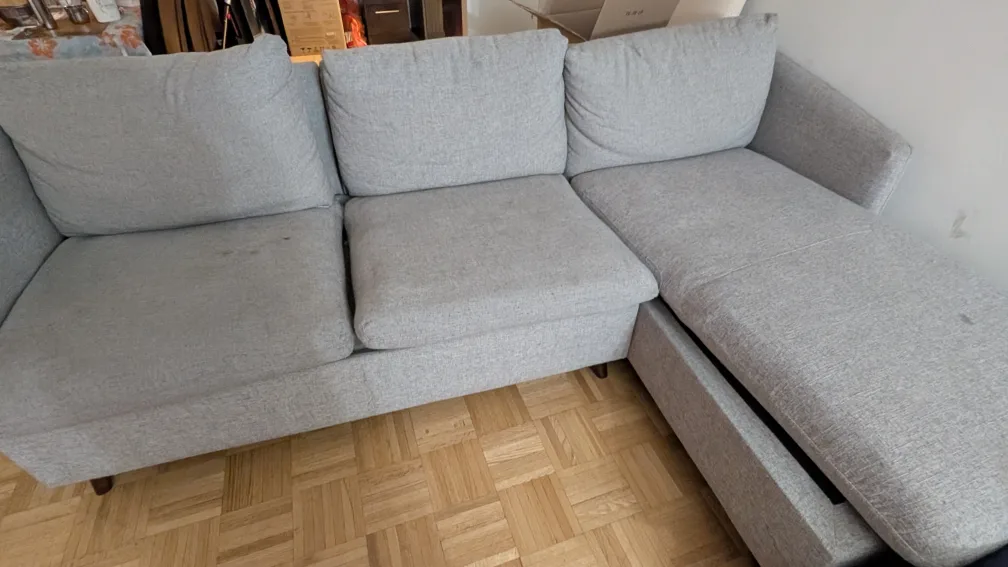 Grey Sectional Sofa#freecycle image indicator(5)