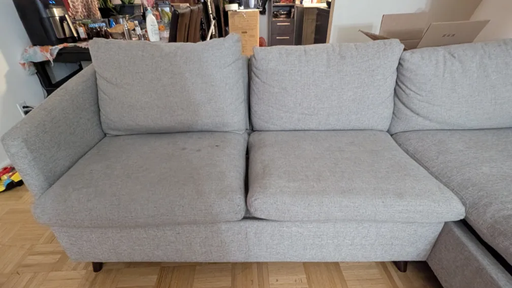Grey Sectional Sofa#freecycle image indicator(6)