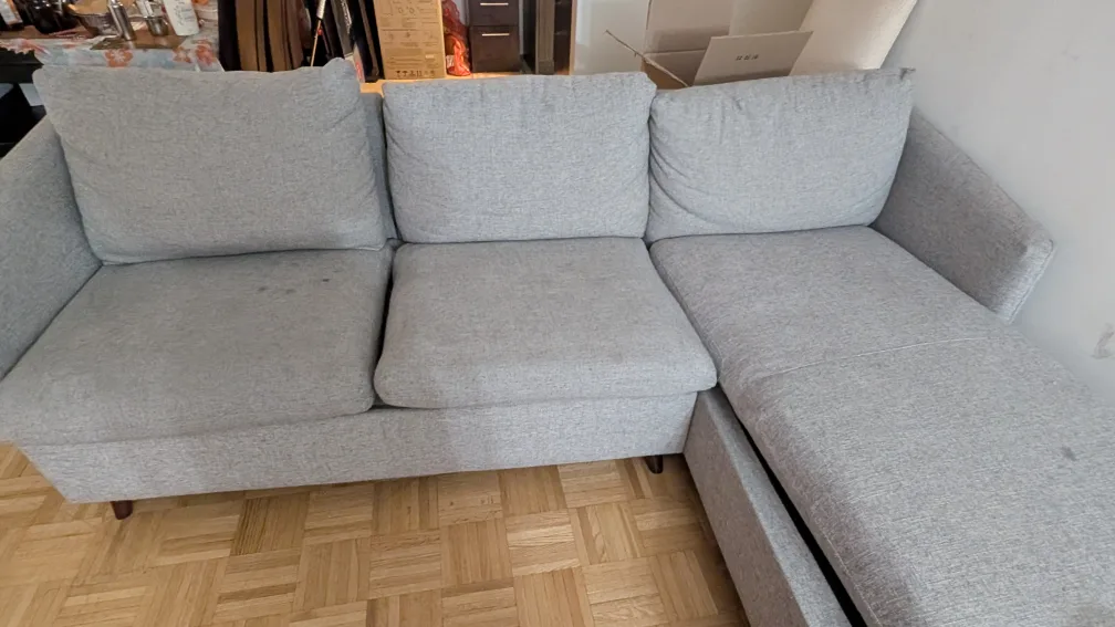 Grey Sectional Sofa#freecycle image indicator(7)