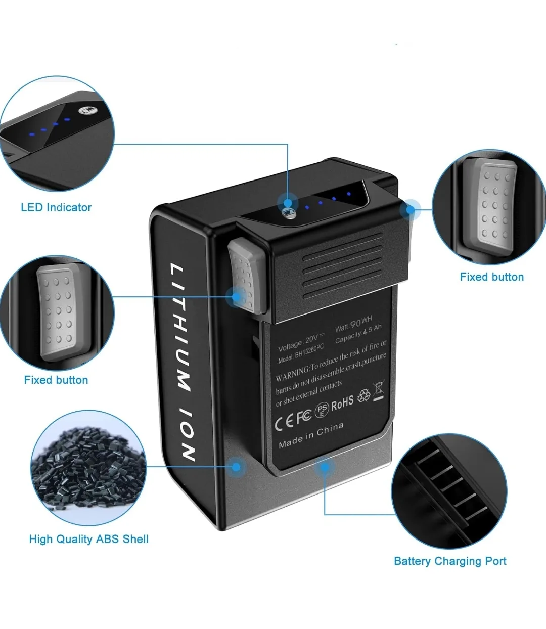 4500mAh Replacement Battery for Hoover image indicator(3)