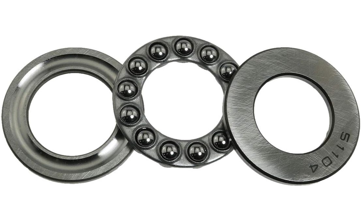 51104 Thrust Ball Bearing 2PCS 20x35x10mm Flat Single Row Roller - photo 2