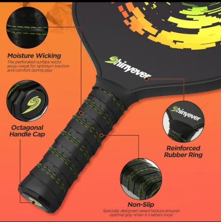 Shinyever Pickleball Paddle Set, 2 Pack, image indicator(3)