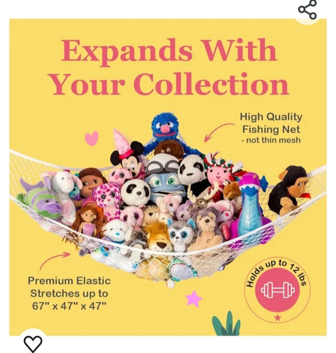 Toy Hammock Storage Net #freecycle image indicator(2)