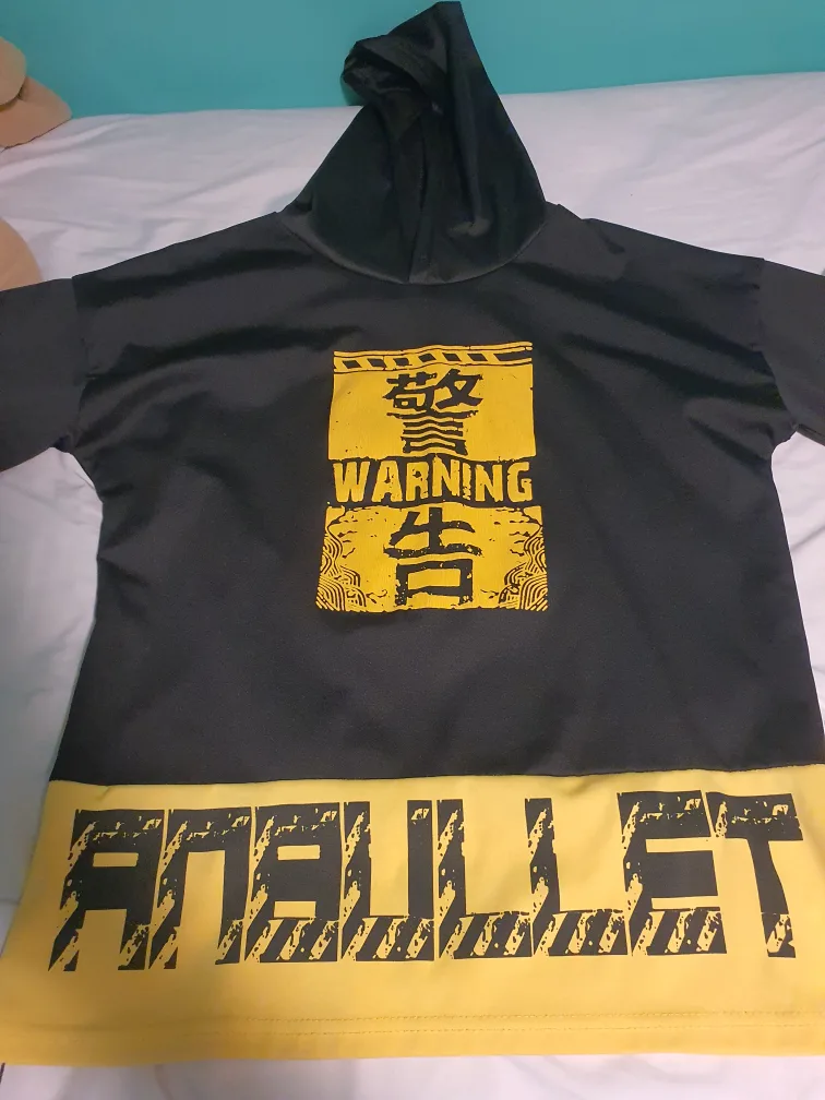 Black and Yellow Hoodie thumbnail