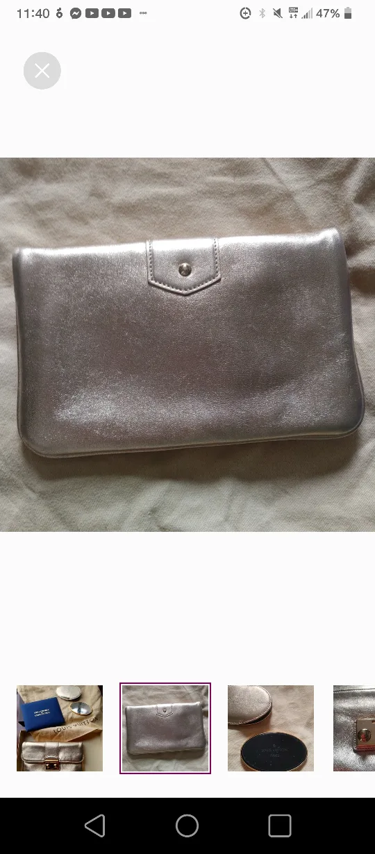 Louis Vuitton gold clutch image indicator(4)