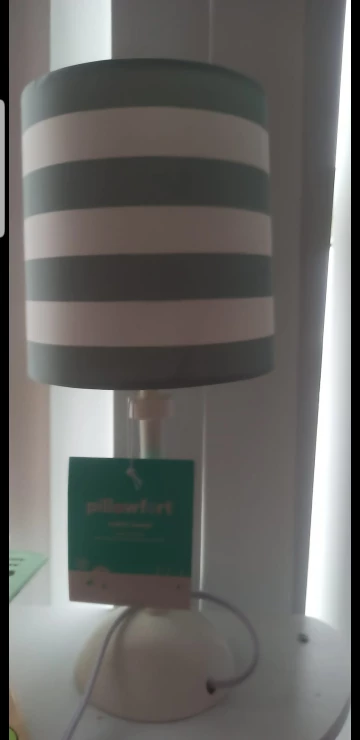 NEW Striped Table Lamp