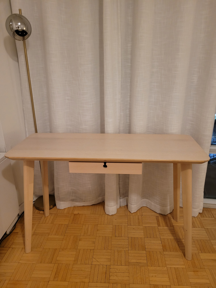 IKEA LISABO Desk - Ash Veneer