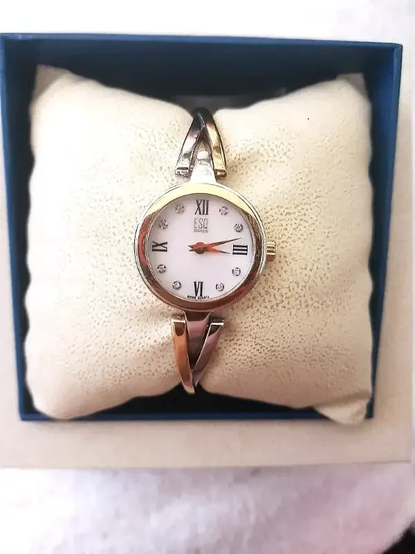 ESQ by Movado Women's Two-Tone Bangle Bracelet Watch image indicator(3)