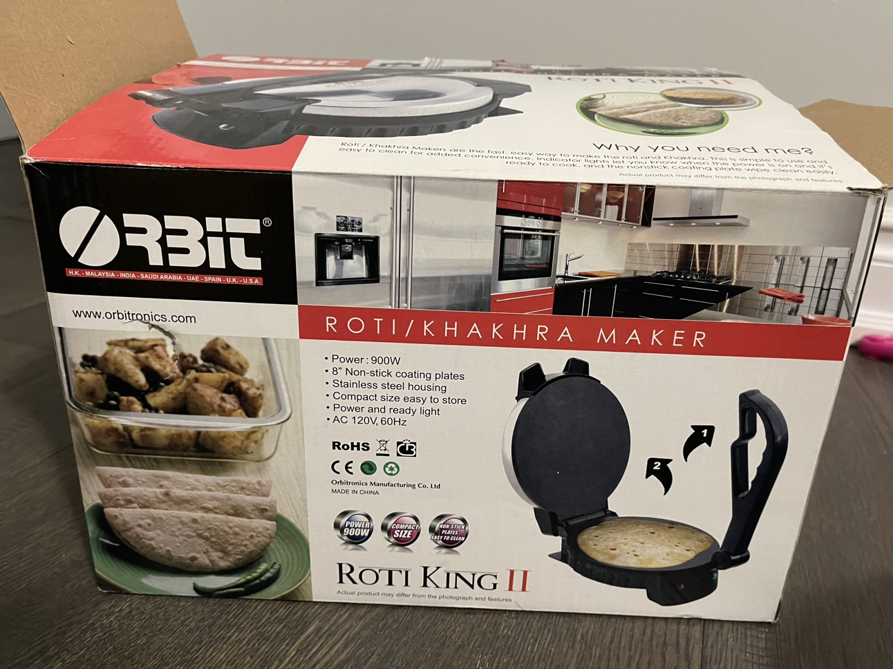 Orbit Roti King II Roti/Khakha Maker