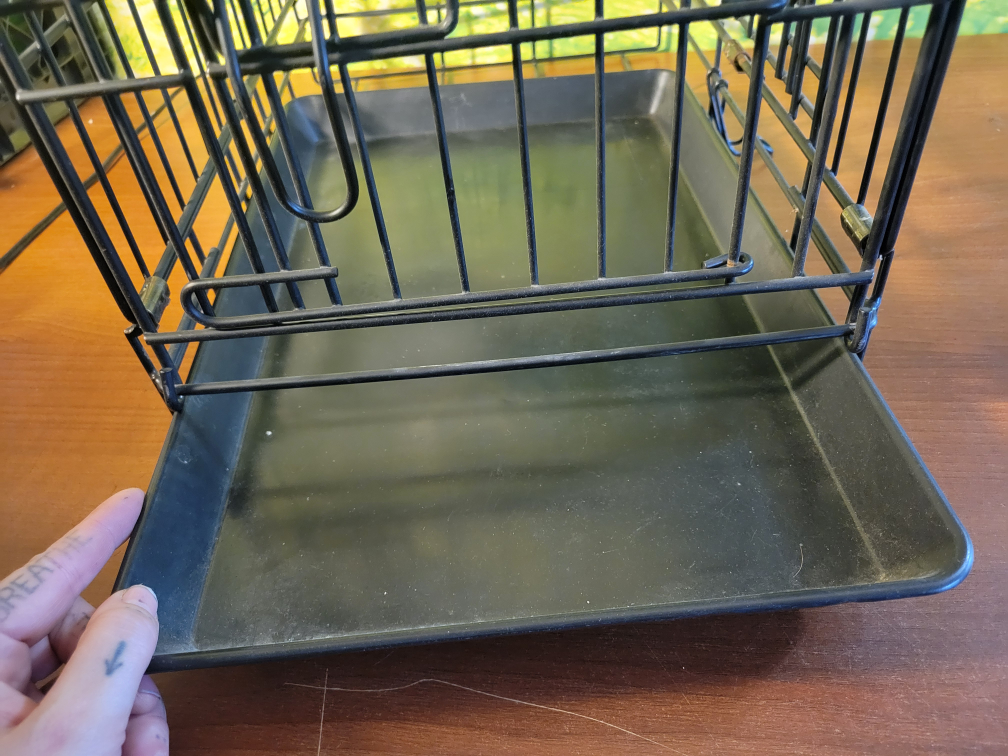 mini Black Collapsible Dog Crate - photo 3