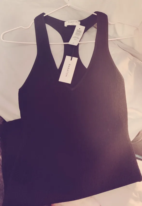 Babaton Parquet Sculpt Knit Tank Top thumbnail