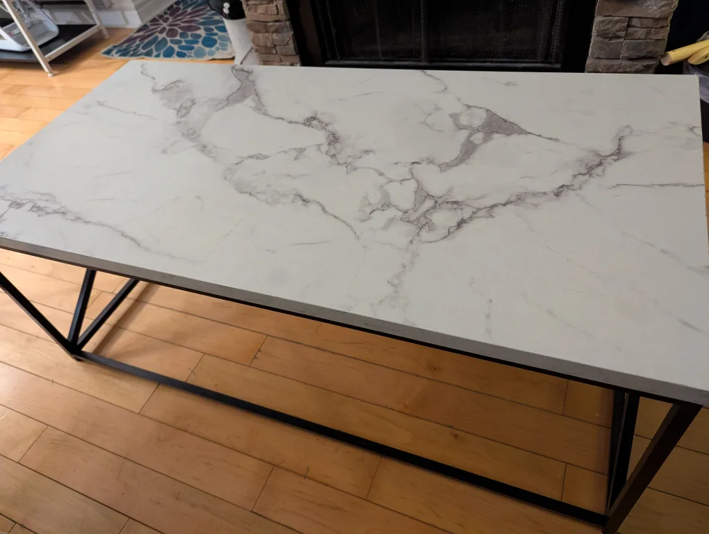 White Marble Coffee Table