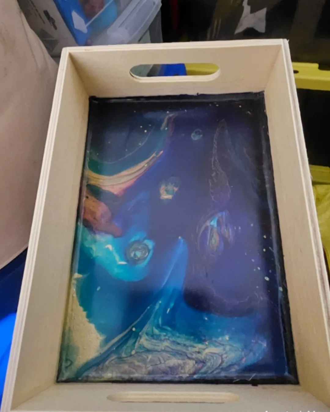 Hand Painted Wooden Accessory Trays $1 each image indicator(8)