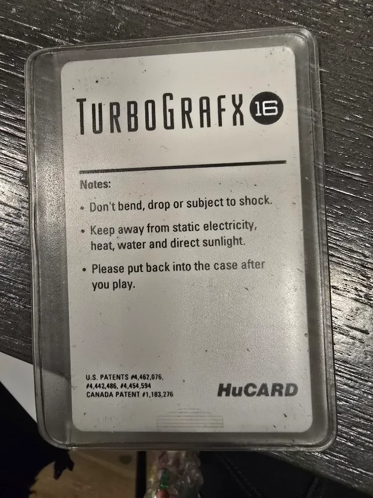 Alien Crush TurboGrafx-16 HuCard image indicator(2)