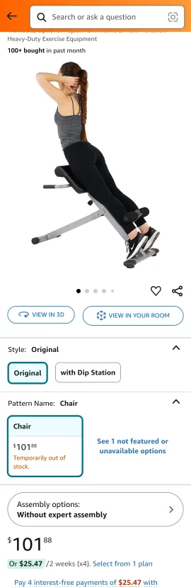 Sunny Health & Fitness Hyper Extension Bench image indicator(10)