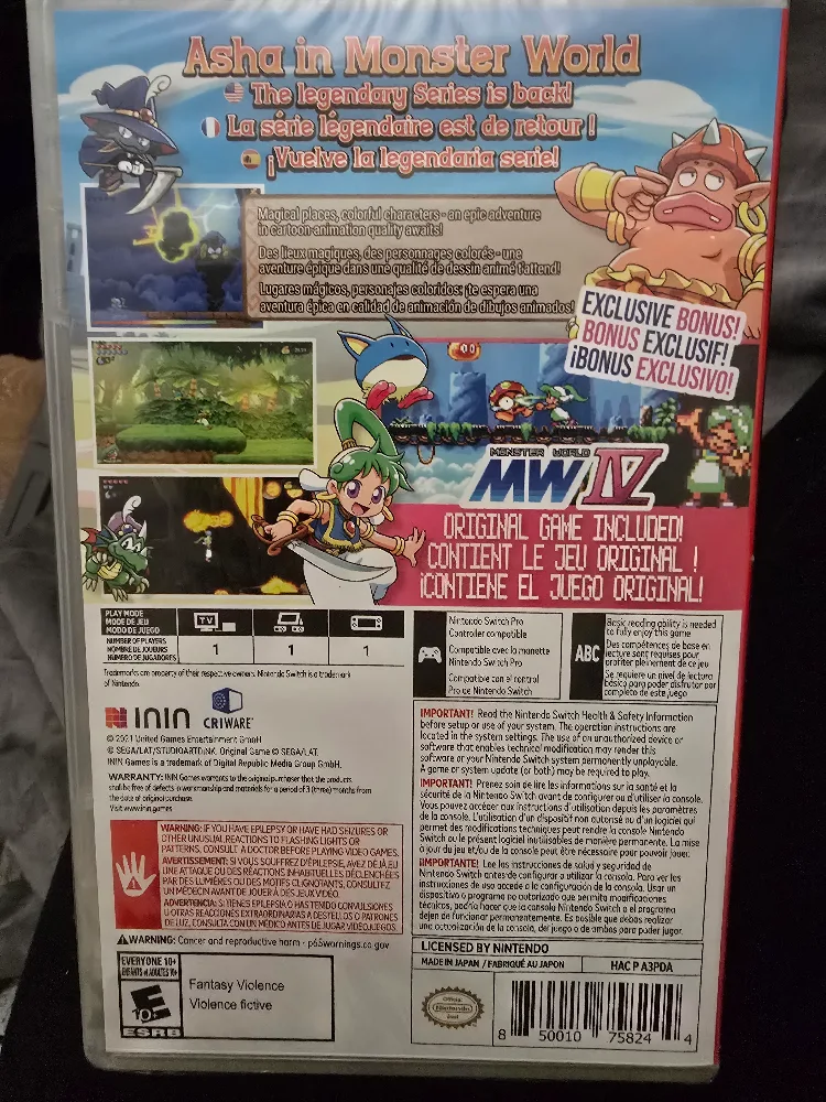 Wonder Boy: Asha in Monster World - Nintendo Switch image indicator(2)