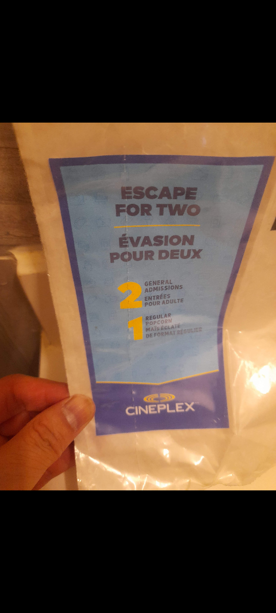 Cineplex Escape for Two