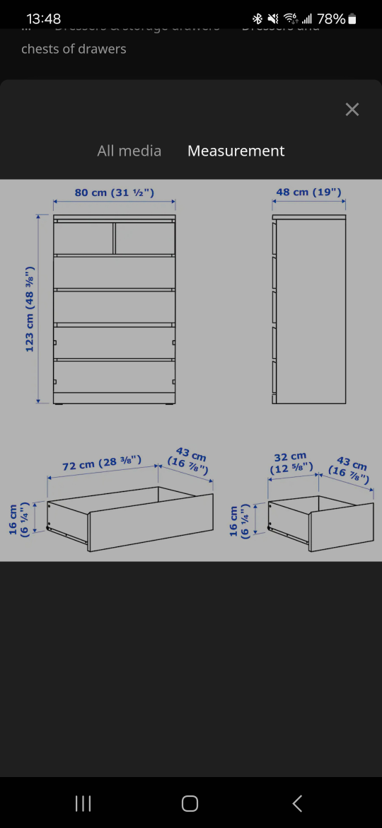 IKEA MALM 6-drawer Chest of Drawers - photo 5