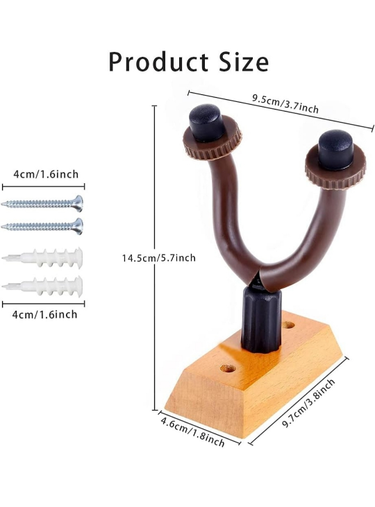 2 Pack Guitar Wall Mount Hanger - photo 3