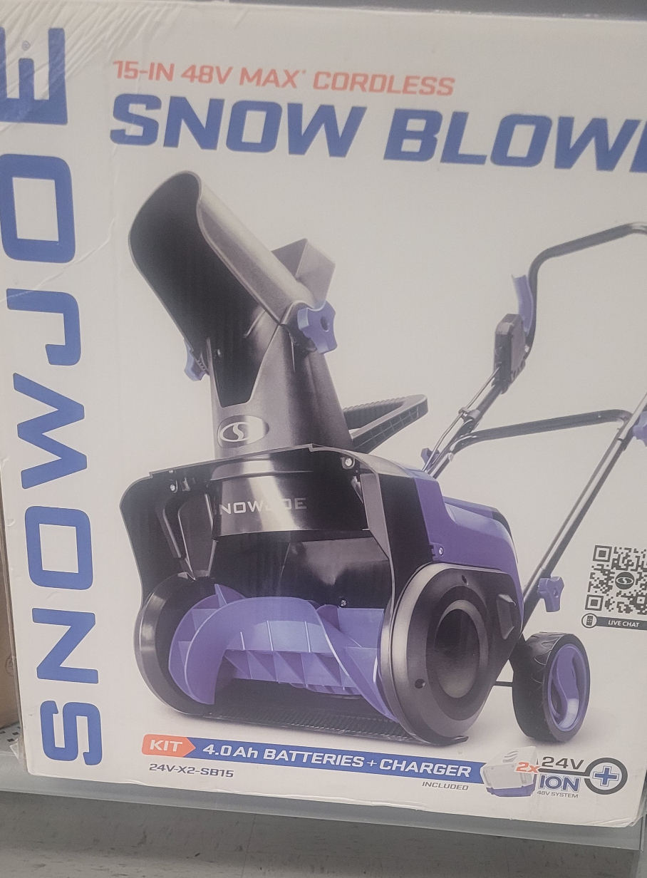 Snow Joe 48V Max Cordless Snow Blower