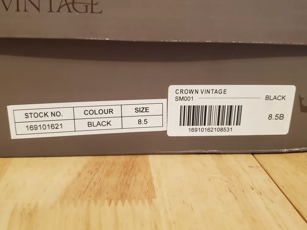 Crown Vintage Women's Black Chelsea Boots Size 8.5 image indicator(2)