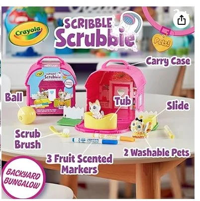 Crayola Scribble Scrubbie Adorable Little Pets BACKYARD PLAYSET image indicator(3)