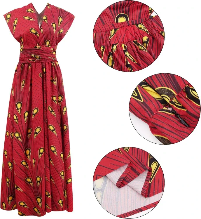 African Print Maxi Dress image indicator(2)