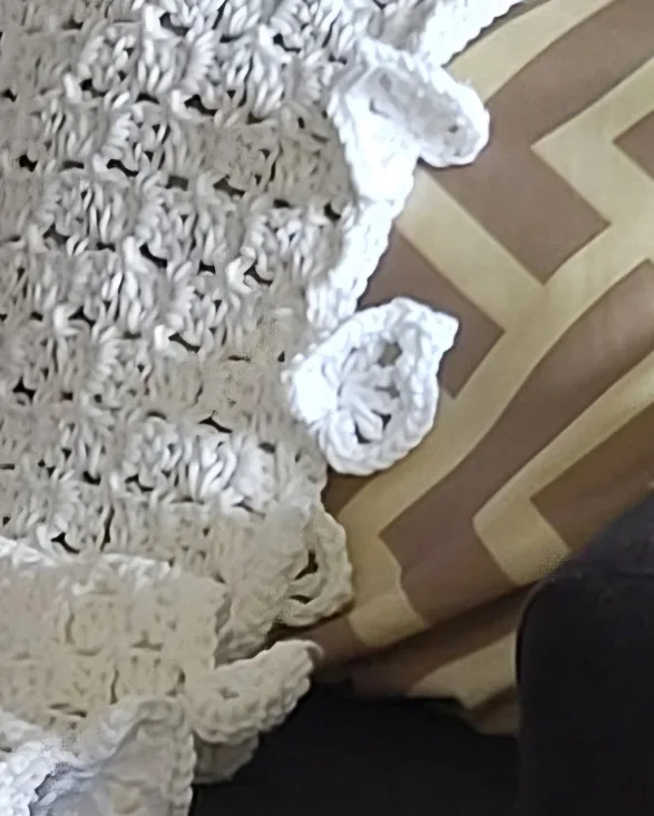 Hand Crocheted Throw Blanket image indicator(2)