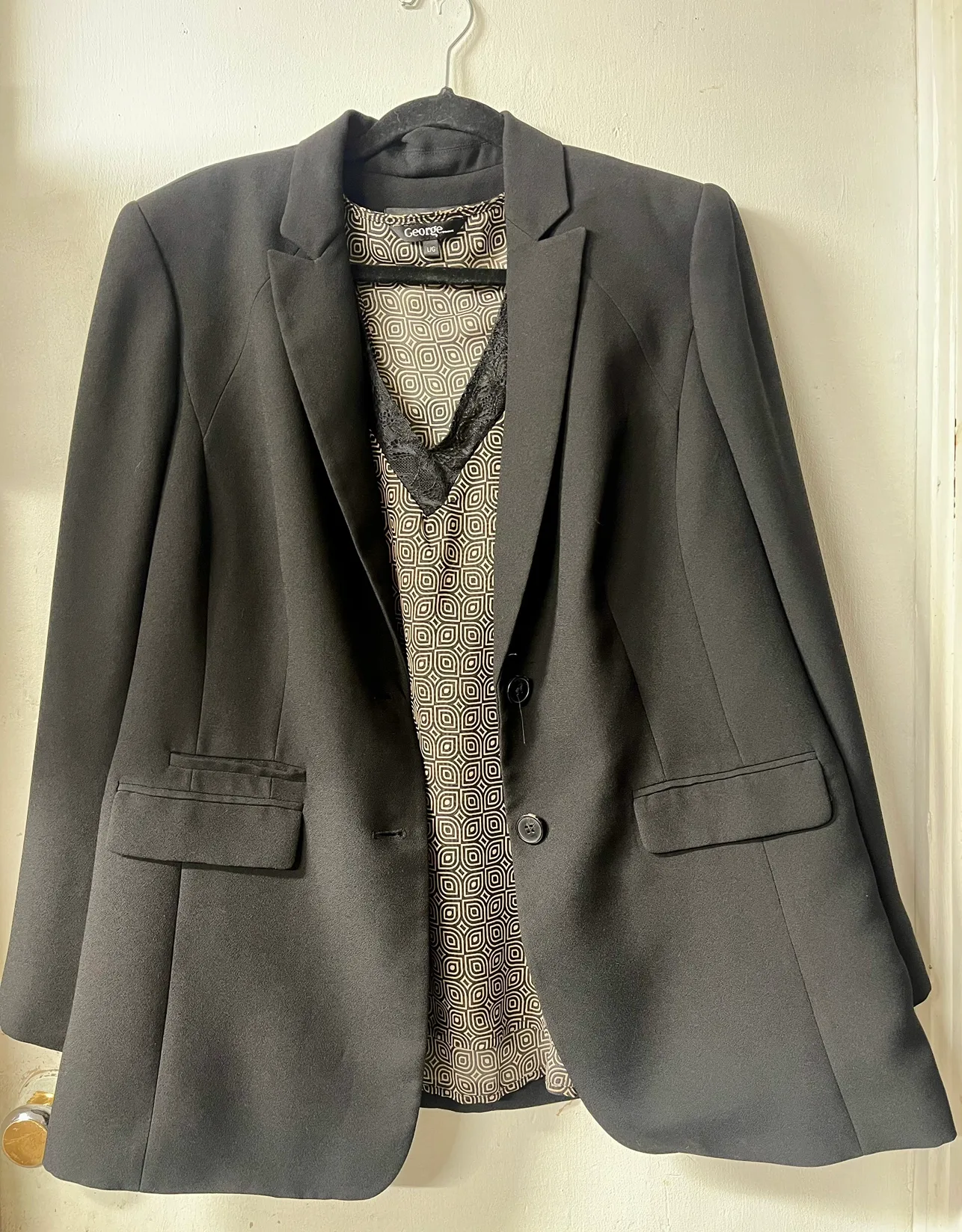 (NEW)Laura Plus Black Blazer Jacket image indicator(3)