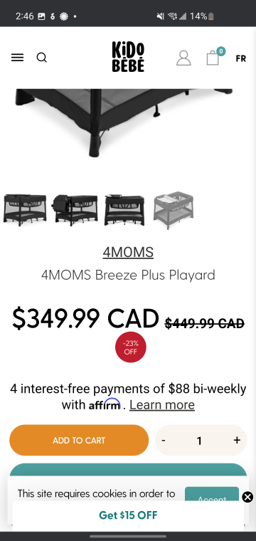 4Moms Breeze Plus Playard - photo 4