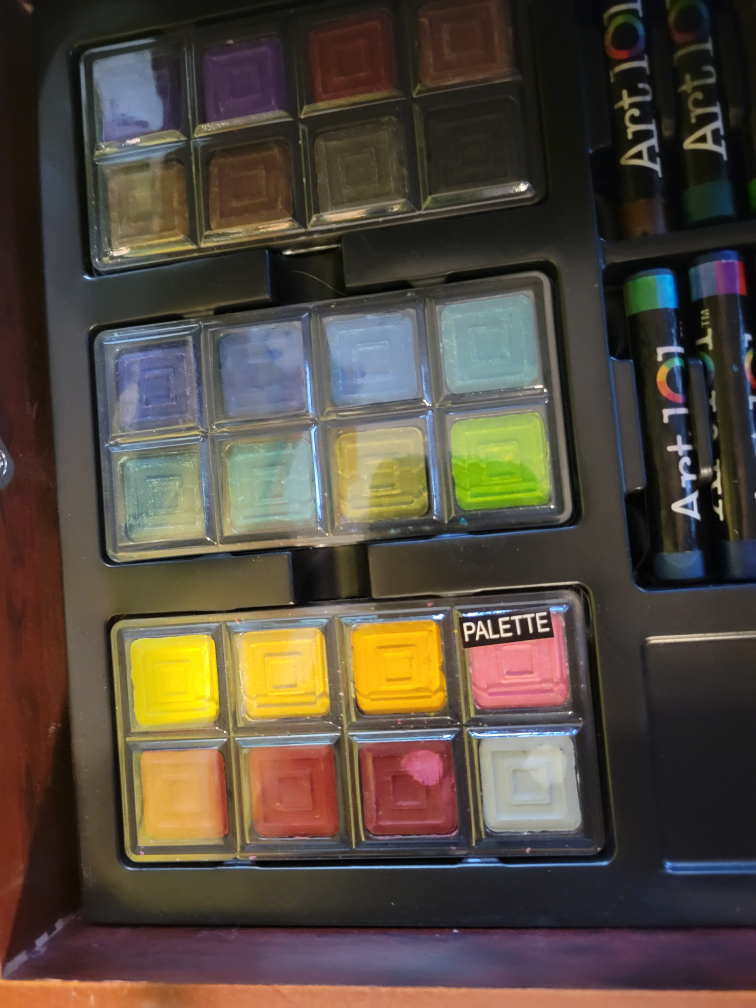 Art 101 Art Set in Wooden Case - photo 4