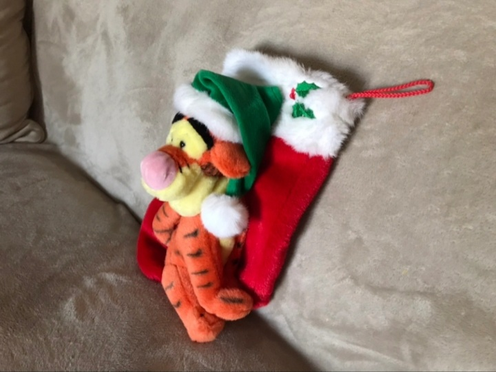 Disney Plush Tigger Christmas Stocking - photo 2