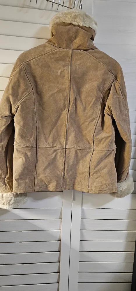 Beige Wilson's Leather Suede Jacket image indicator(9)