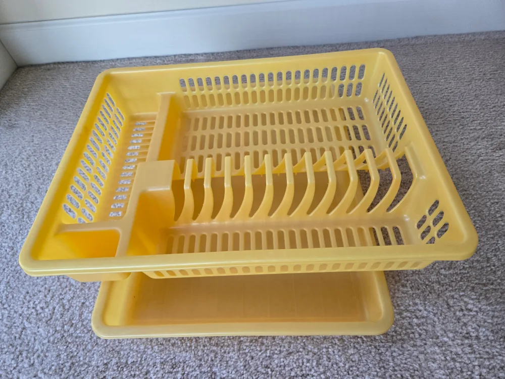 Yellow Plastic Dish Drying Rack image indicator(9)