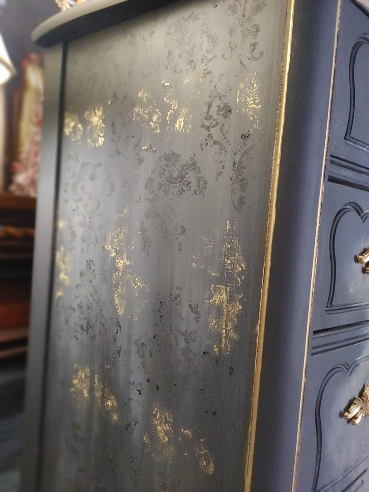 Gorgeous boujee Dresser with Gold Accents - photo 5