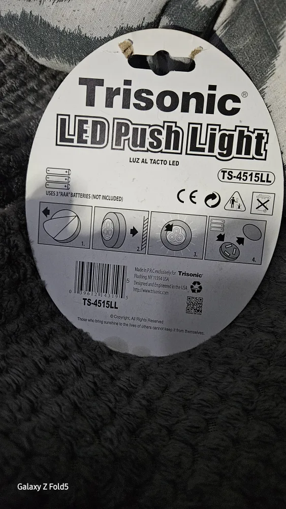 Trisonic LED Push Light - TS-4515LI image indicator(2)