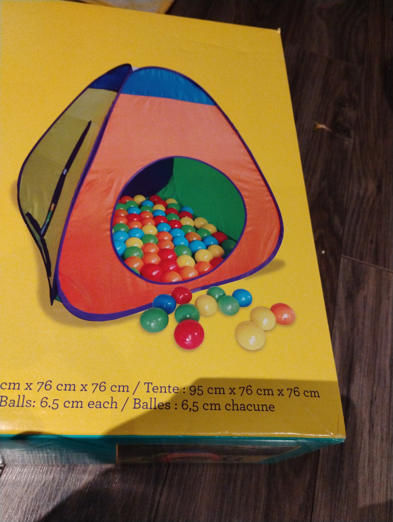 Jump-Boing Kids' Universe Pop-Up Play Tent with 50 Balls