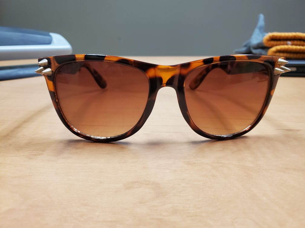 Tortoise Shell Sunglasses with Spikes - photo 4