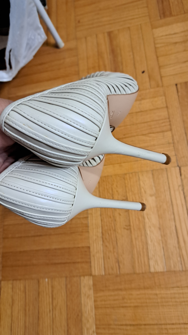 Zara White Cutout Heels - photo 2
