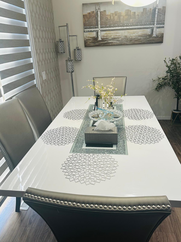White Dining Table only