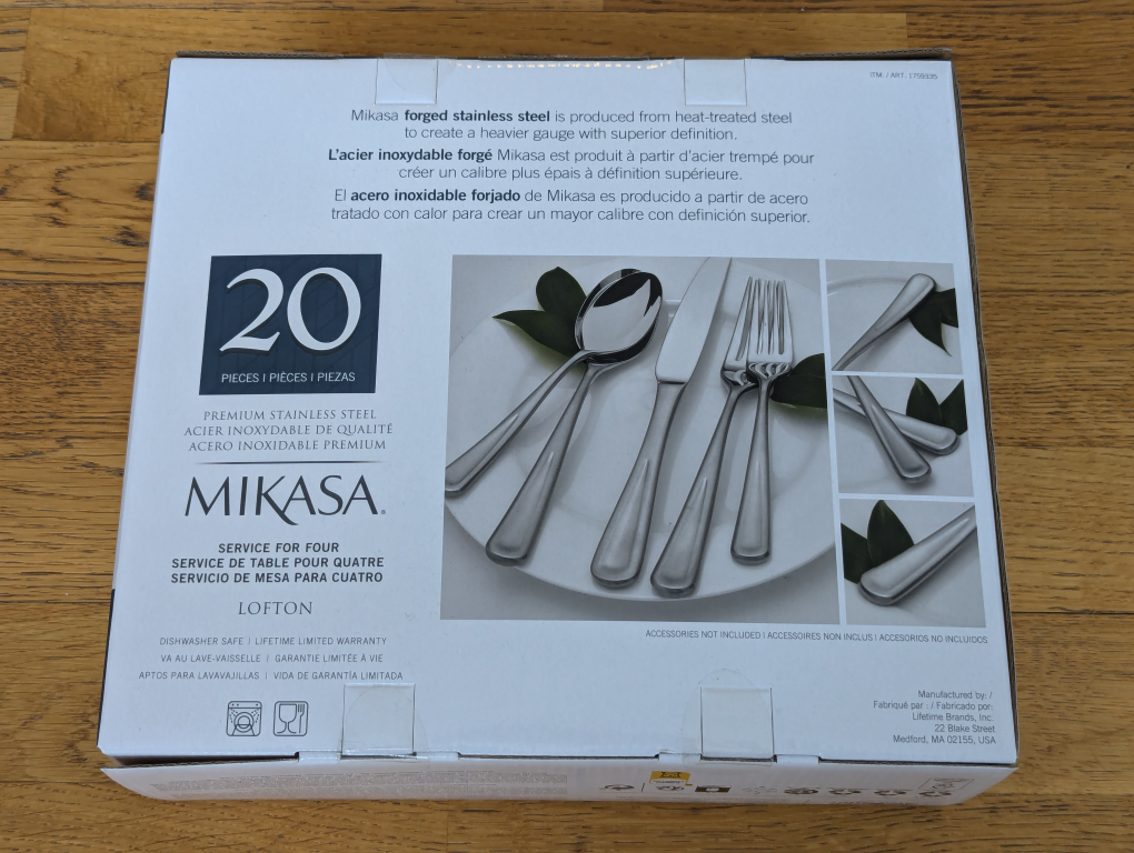 Mikasa 20-Piece Flatware Set - photo 3