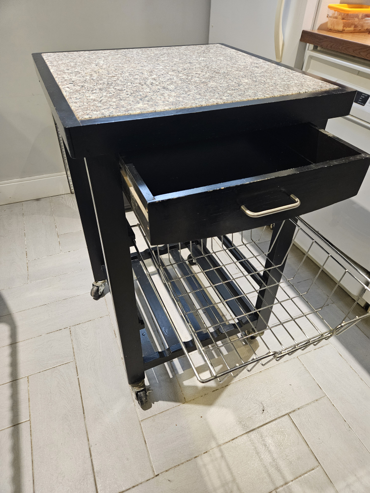 Kitchen Cart with Granite Top - photo 2