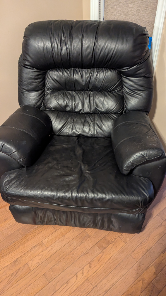 Recliner Chair/ couch(both leather) - photo 2